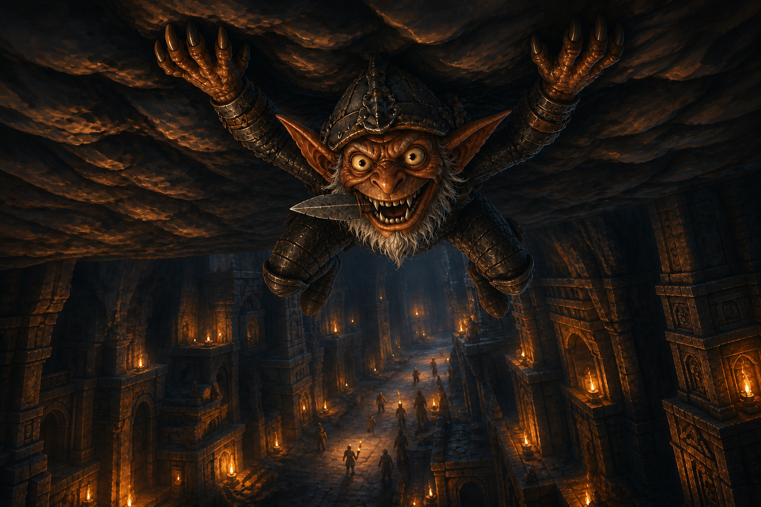 Colonel Bilgewater's ceiling ambush in Hammerguard