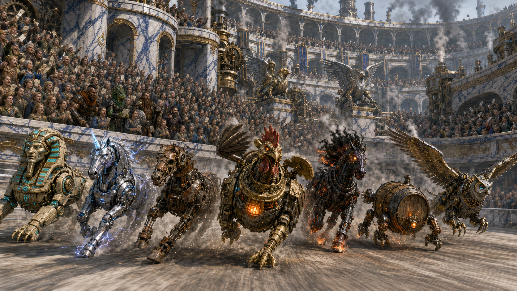 The Seaward forge-charger automaton race