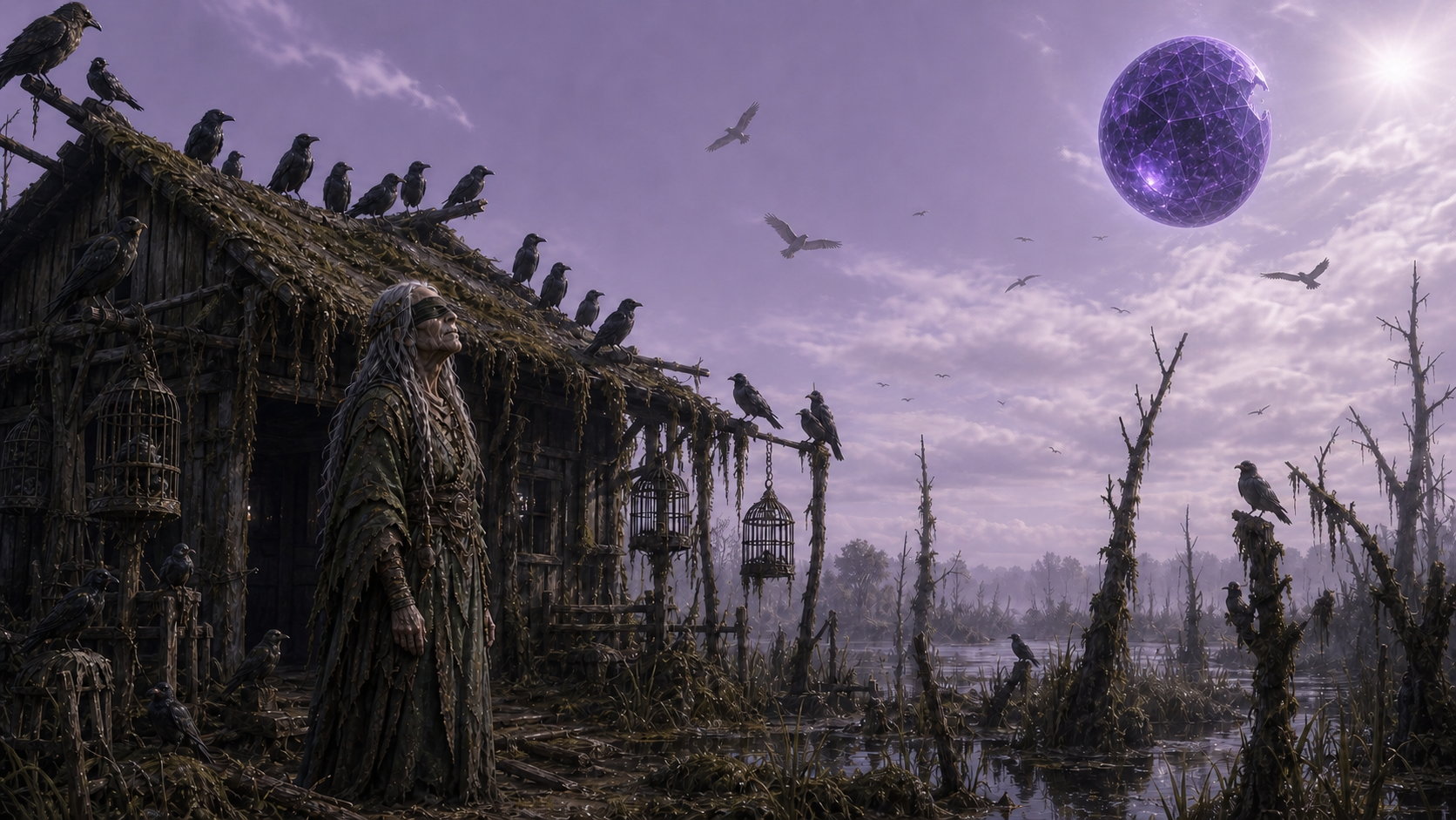 The Chorus watches the daylight Tri-moon omen