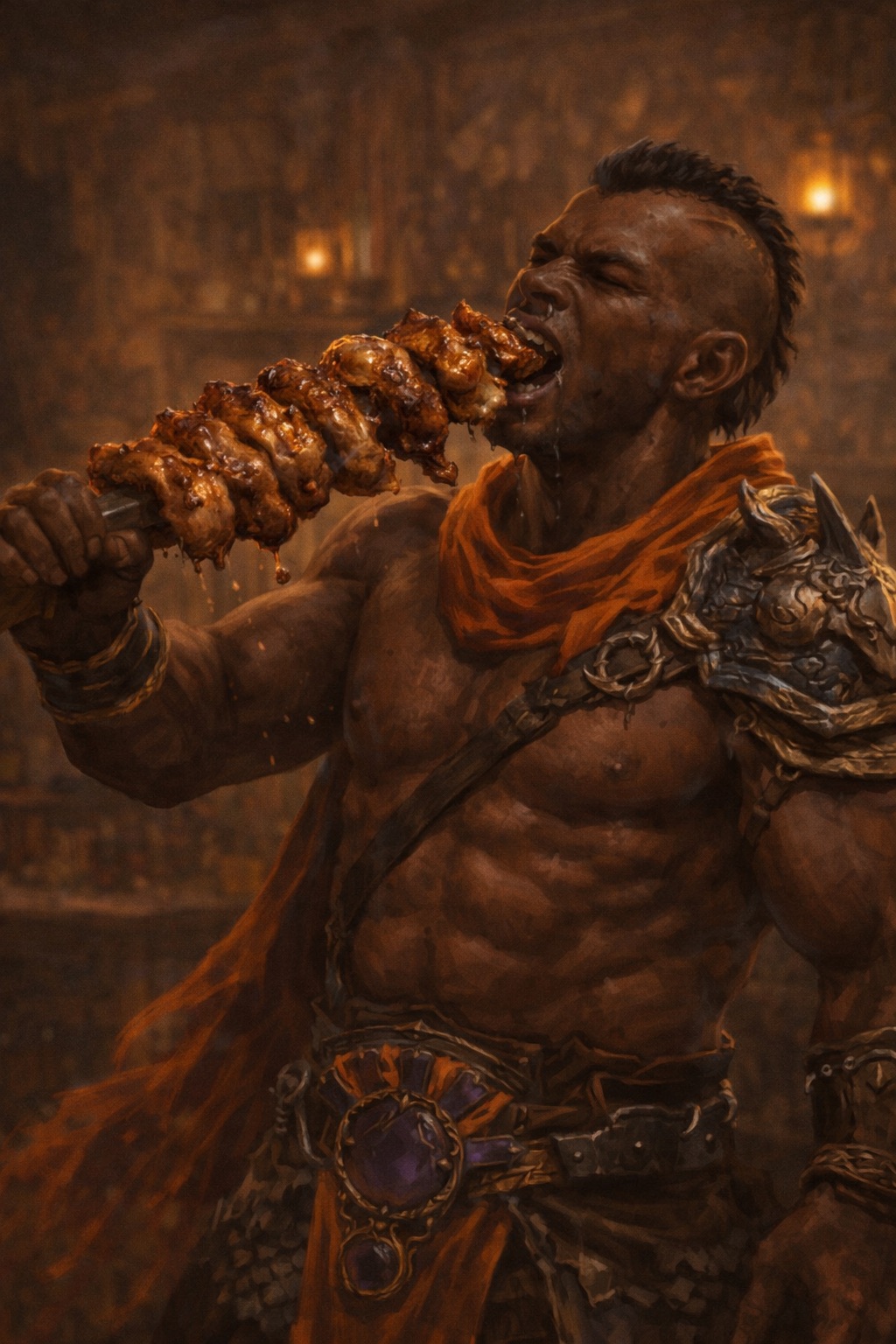 Dirk loves chicken in Seaward