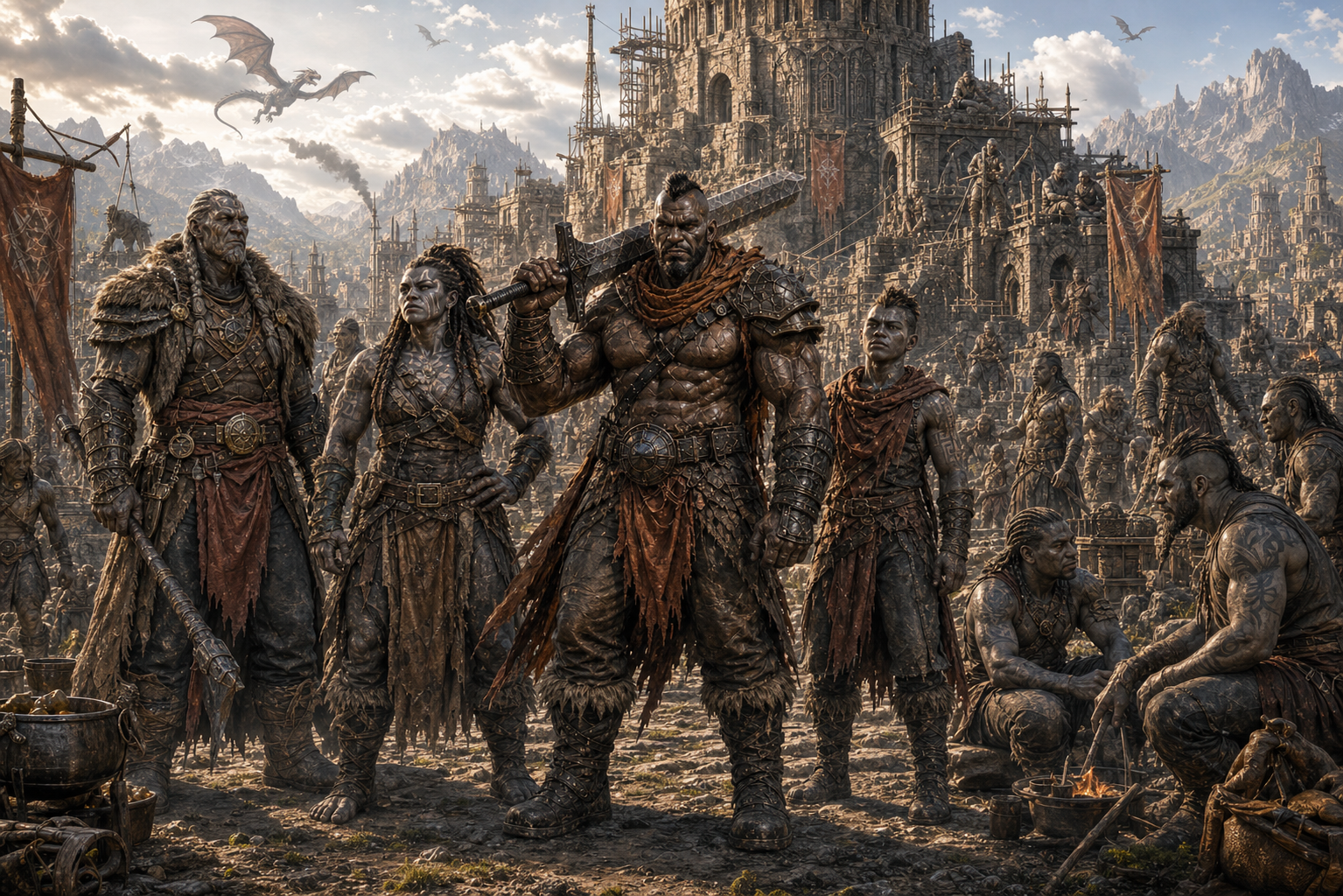 Dirk and the restored Goliaths