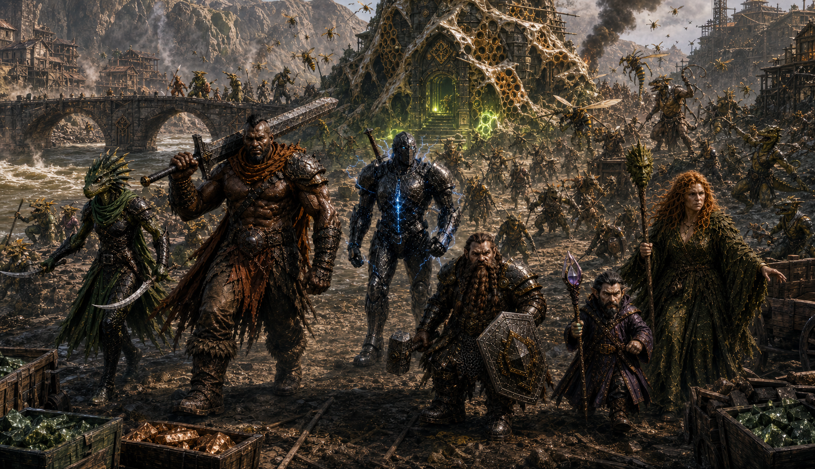 The party escapes Lostvein