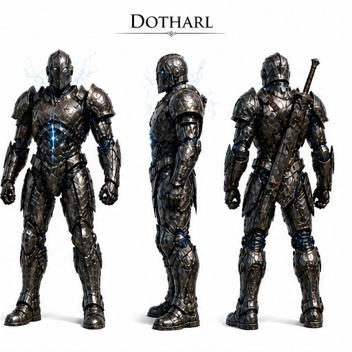 Dotharl character reference sheet