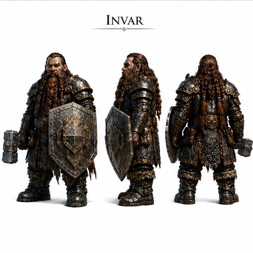 Invar character reference