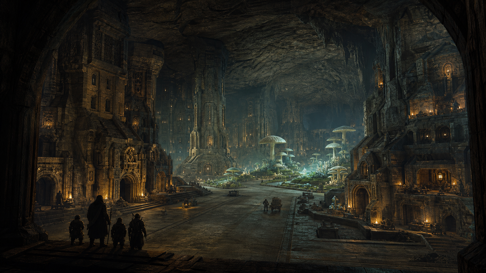 The subterranean dwarven city of Hammerguard